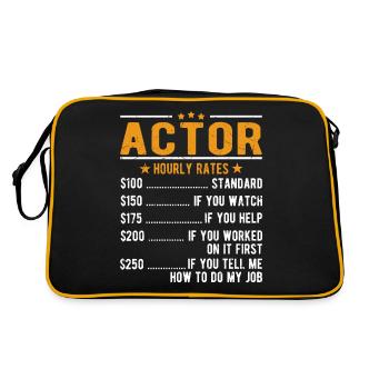 Performers Hourly wage - Retro Bag - black/gold - Back