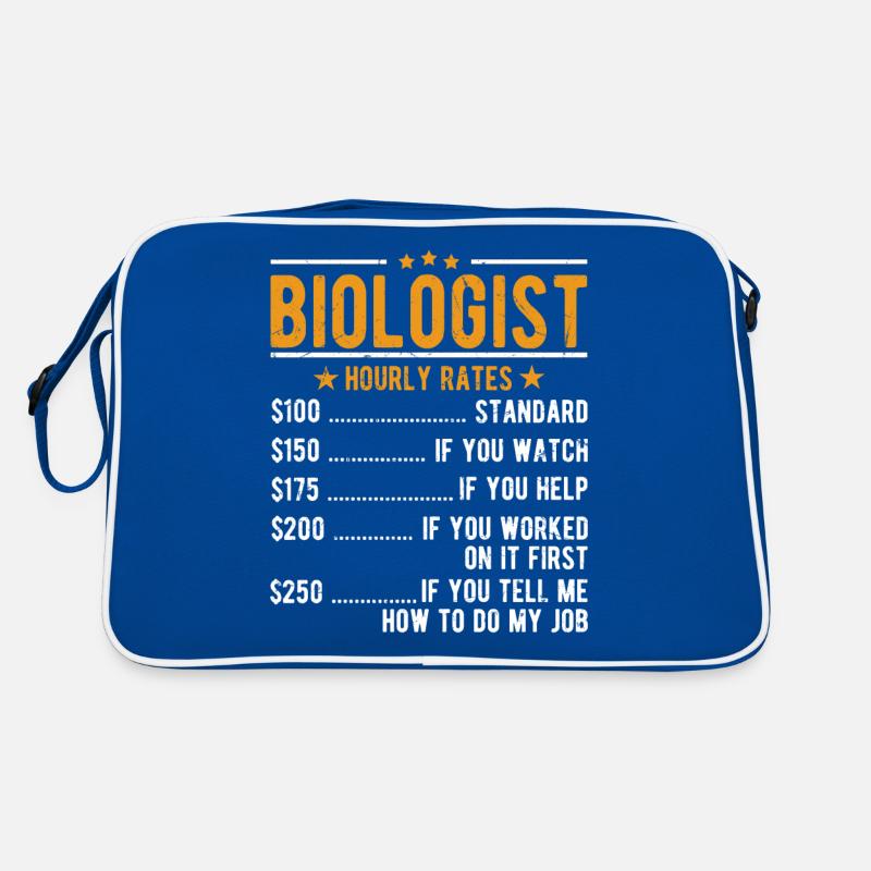 Biologe Stundenlohn Retro Tasche