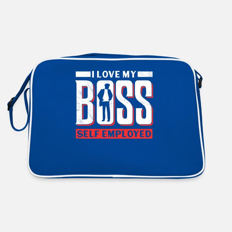 J’aime mon patron indépendant freelance Sac Retro