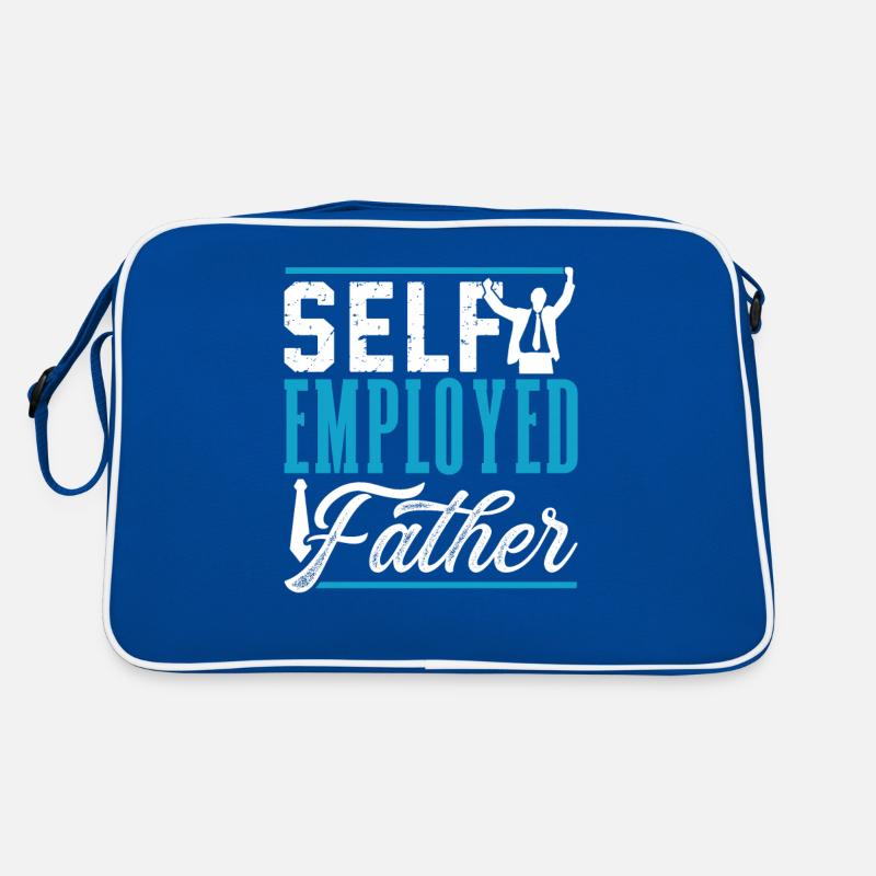 Selbständiger Vater Selbstständig Freelancer Retro Tasche