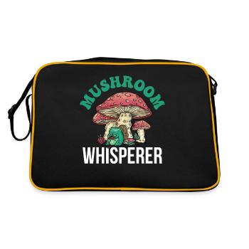 Mushroom Whisperer Mushroom Mushroom Picker - Retro Bag - black/gold - Back