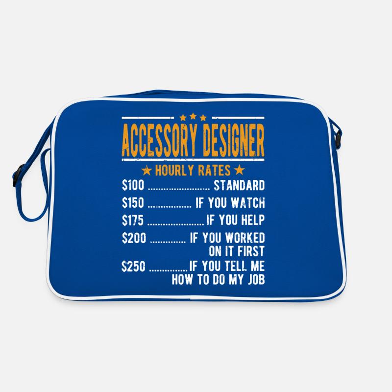 Accessoire Designer Stundenlohn Retro Tasche
