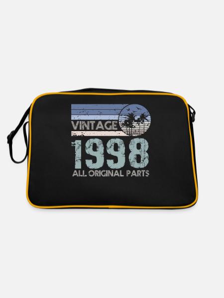 Edition Limitée Millésime 1998 - Sac Retro - noir/or - Dos