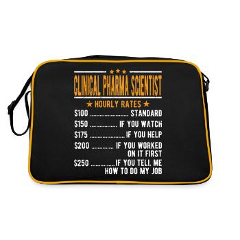 Clinicien Pharma Scientist Salaire horaire - Sac Retro - noir/or - Dos