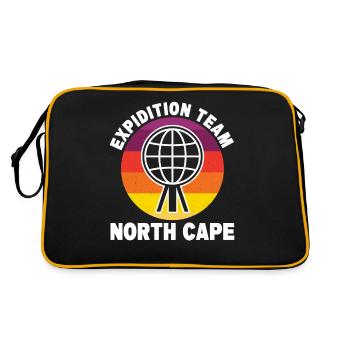 North Cape team tour design - Retro Bag - black/gold - Back