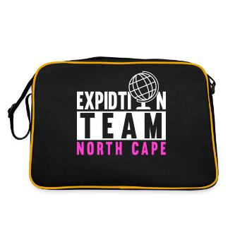 North Cape team tour design - Retro Bag - black/gold - Back