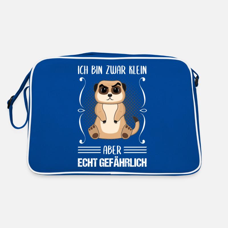Erdmännchen Klein Aber Gefährlich Spruch Geschenk Retro Tasche