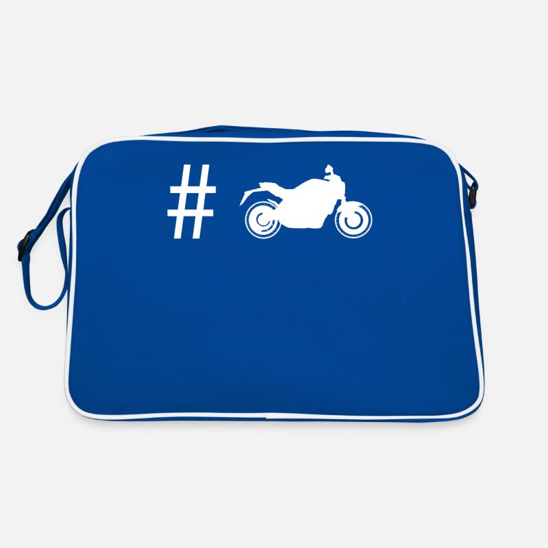 Hashtag - Motorrad - Retro Tasche