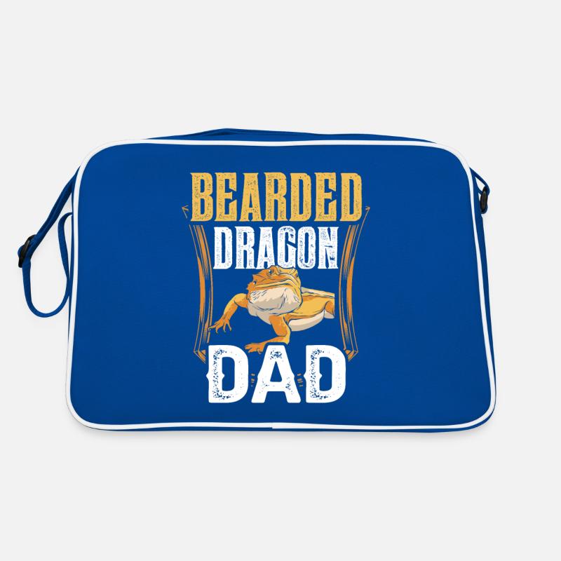 Bearded Dragon Papa Bearded Dragon Animal Retro Bag