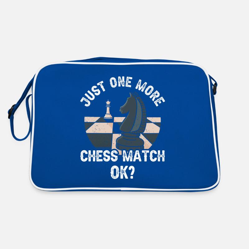 Une seule partie d’échecs de plus Ok Chess Chess Club Sac Retro