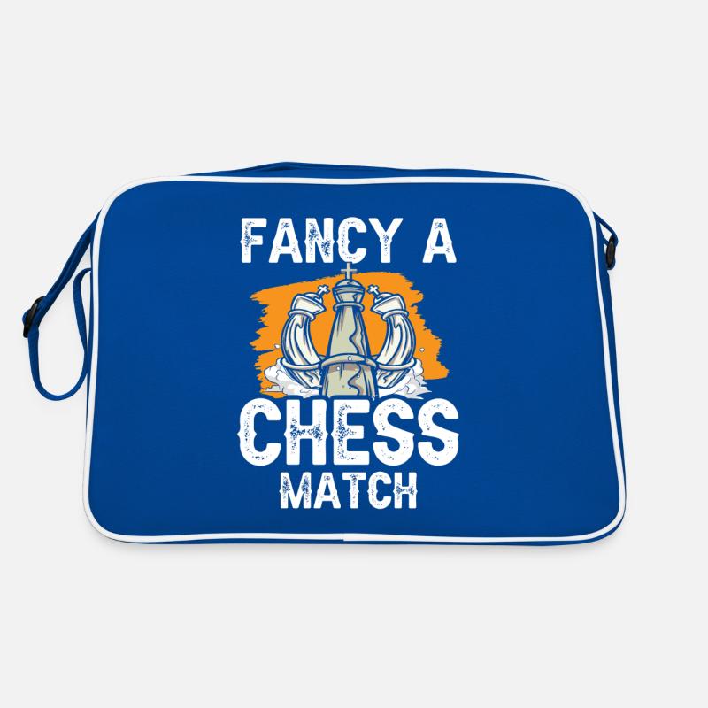 Lust Auf Ein Schachspiel Schach Schachspieler Retro Tasche
