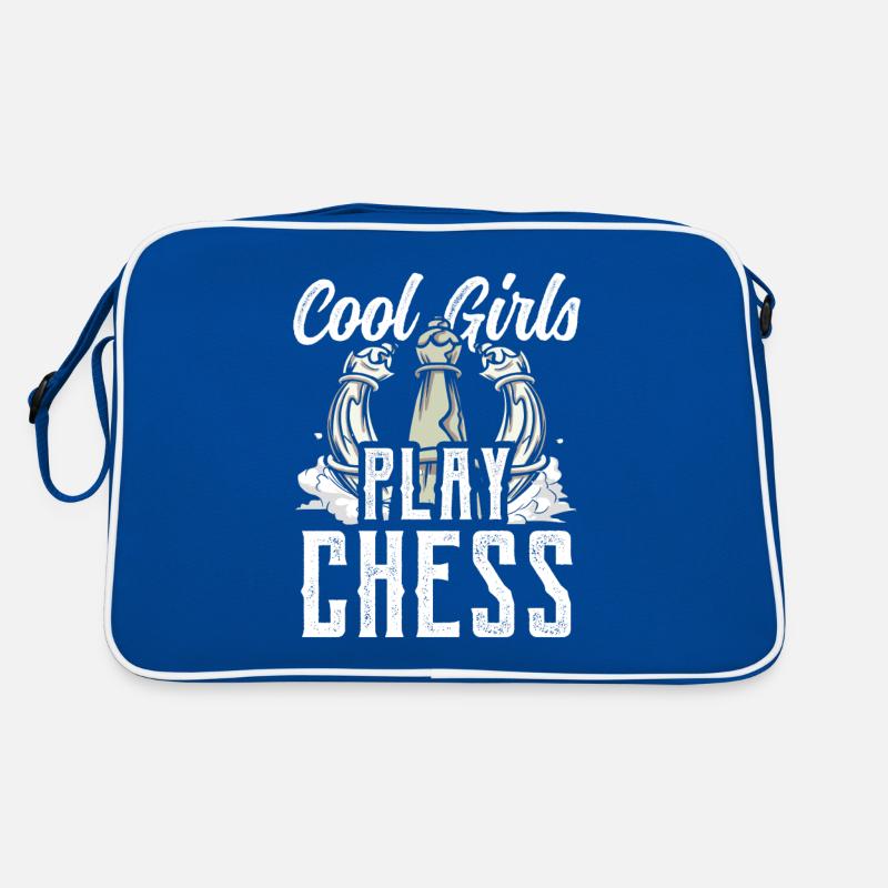 Les filles cool jouent aux échecs Sac Retro