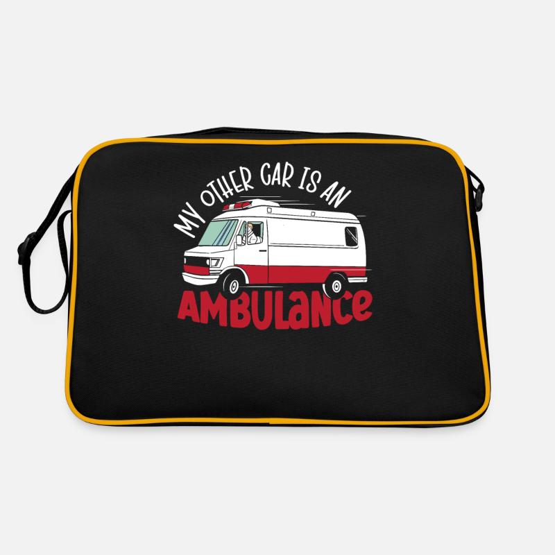 My Other Car Is An Ambulance EMT Driver Paramedic Retro Tasche