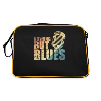 Rien que de la trompette de musique blues - Sac Retro - noir/or - Dos