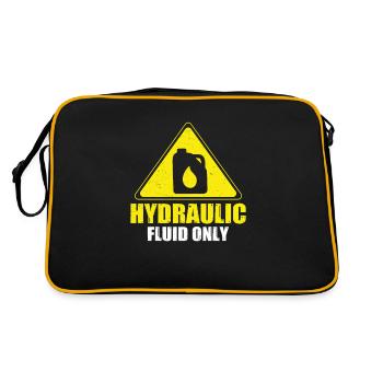 Fun hydraulic fluid Just one - Retro Bag - black/gold - Back