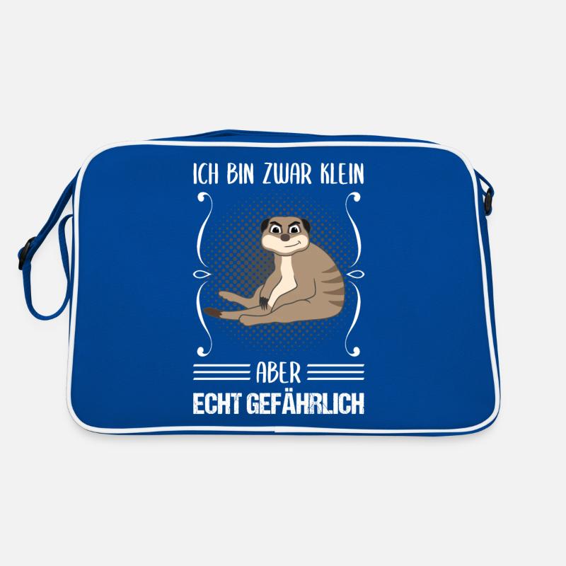 Erdmännchen Klein Aber Gefährlich Spruch Geschenk Retro Tasche