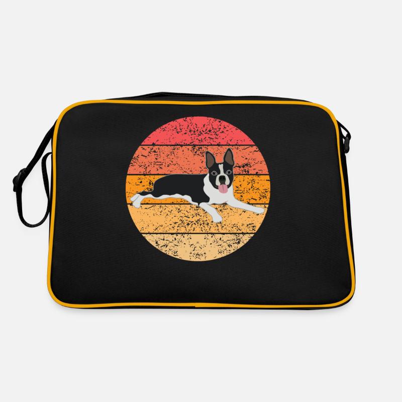 Boston Terrier Dog Lovers Cadeau rétro Sac Retro