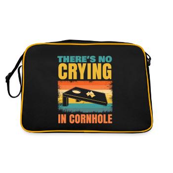 Il n’y a pas de pleurs dans cornhole pour cornhole - Sac Retro - noir/or - Dos