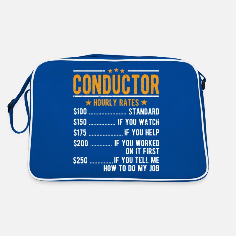 Dirigent Stundenlohn Retro Tasche