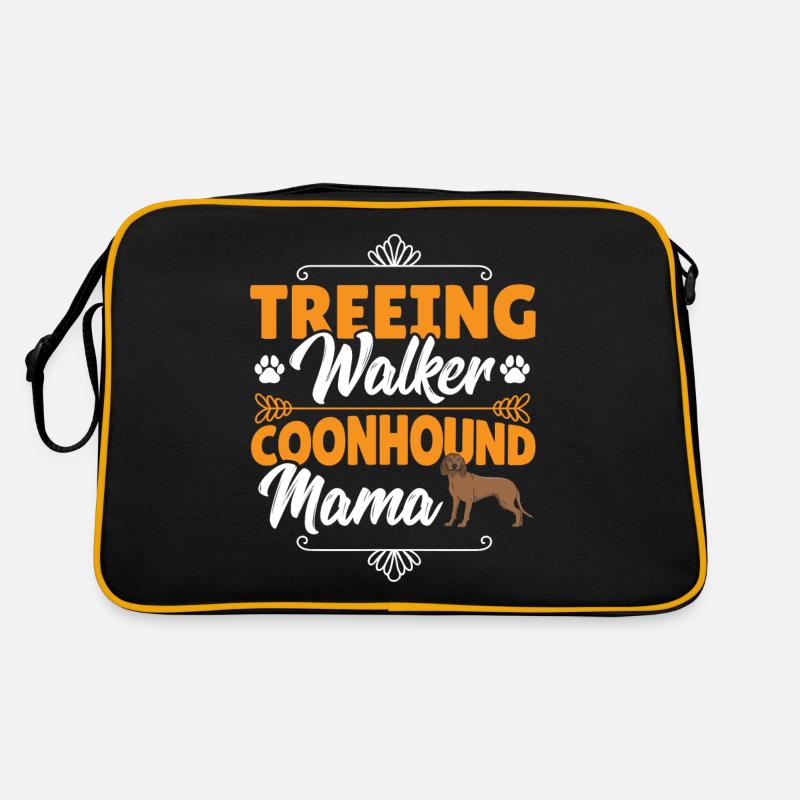 Treeing Walker Coonhound Mama Retro Tasche