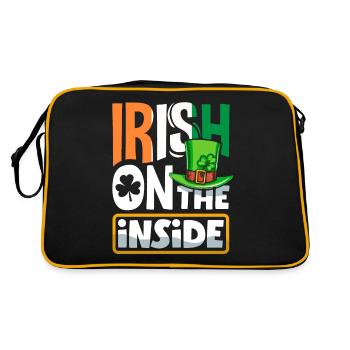 Irish For A Day Drunk For A Week St Patricks Day - Retro Bag - black/gold - Back
