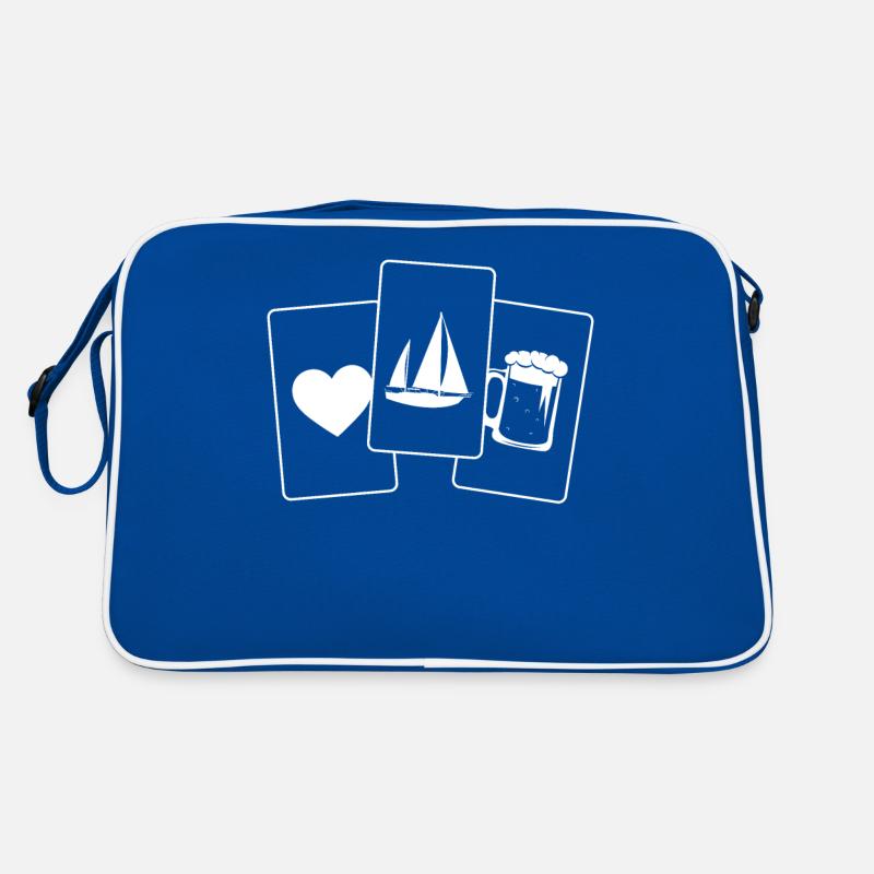 Coeur - Bière - Voile - Sac Retro