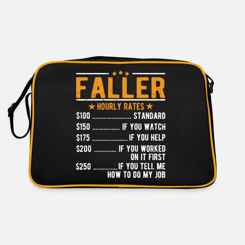 Faller Stundenlohn Retro Tasche