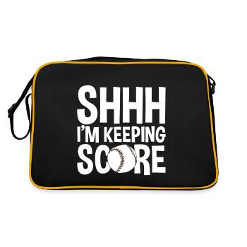 Chut, je garde le score 2 - Sac Retro - noir/or - Dos