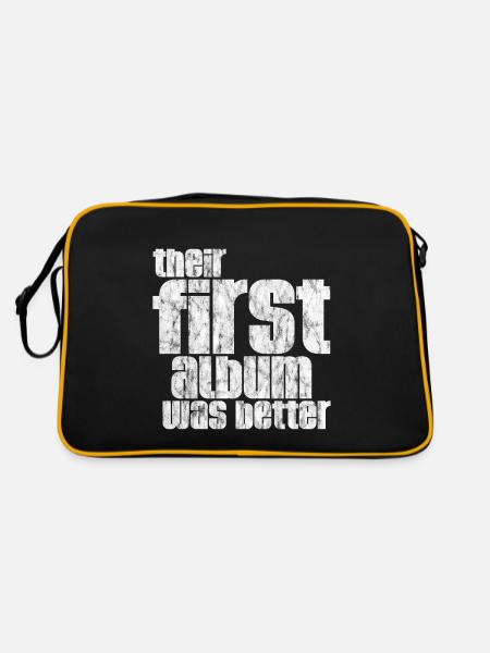 Leur premier album était meilleur 3 - Sac Retro - noir/or - Dos
