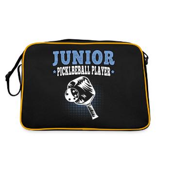 Joueur junior de pickleball Pickelball - Sac Retro - noir/or - Dos