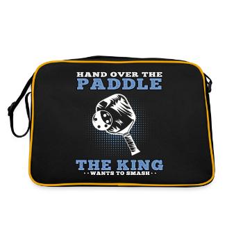 Pimple ball king smash pickleball - Retro Bag - black/gold - Back