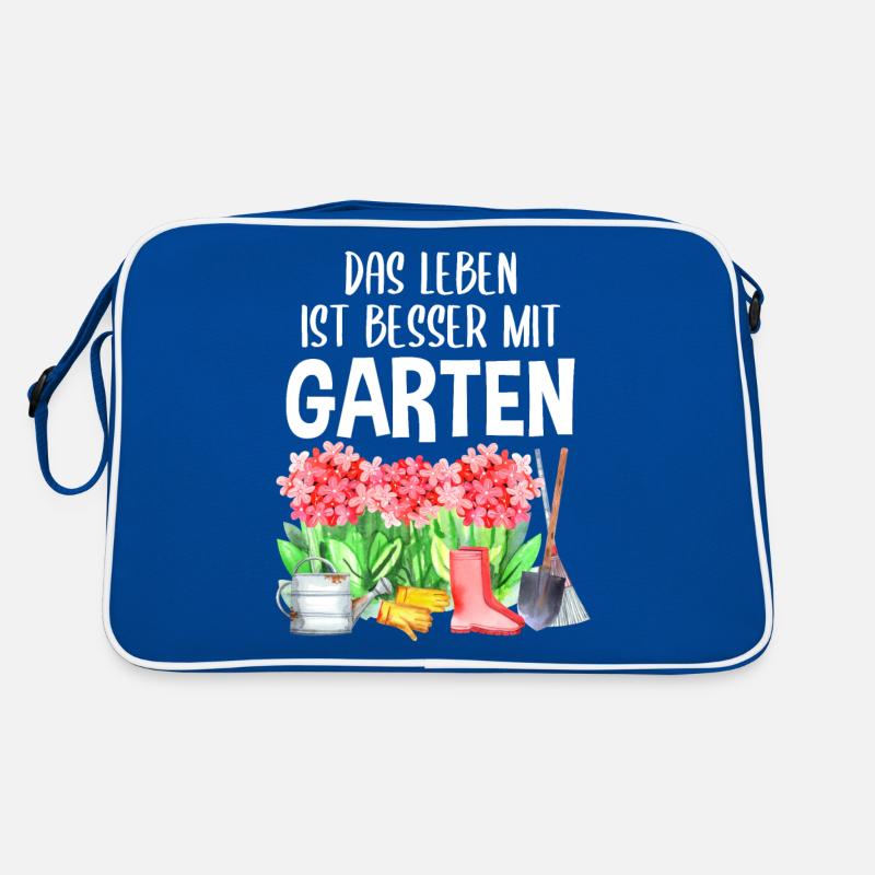 Garten Spruch Hobby Gärtner Geschenkidee Retro Tasche