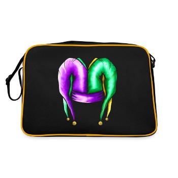 Jester Hat for Mardi Gras - Retro Bag - black/gold - Back
