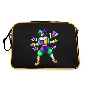 Jester Costume For Mardi Gras - Retro Bag - black/gold - Back