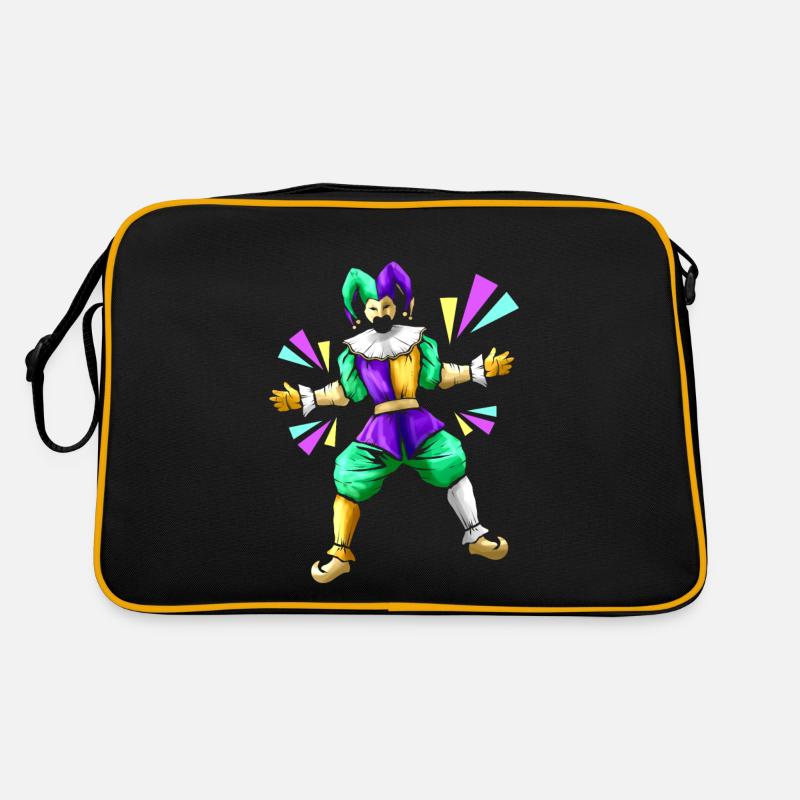 Jester Costume For Mardi Gras Retro Bag