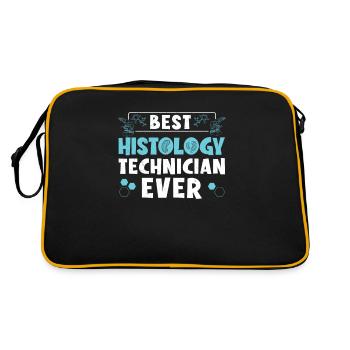 Awesome Histology Technician Appreciation For A - Retro Bag - black/gold - Back