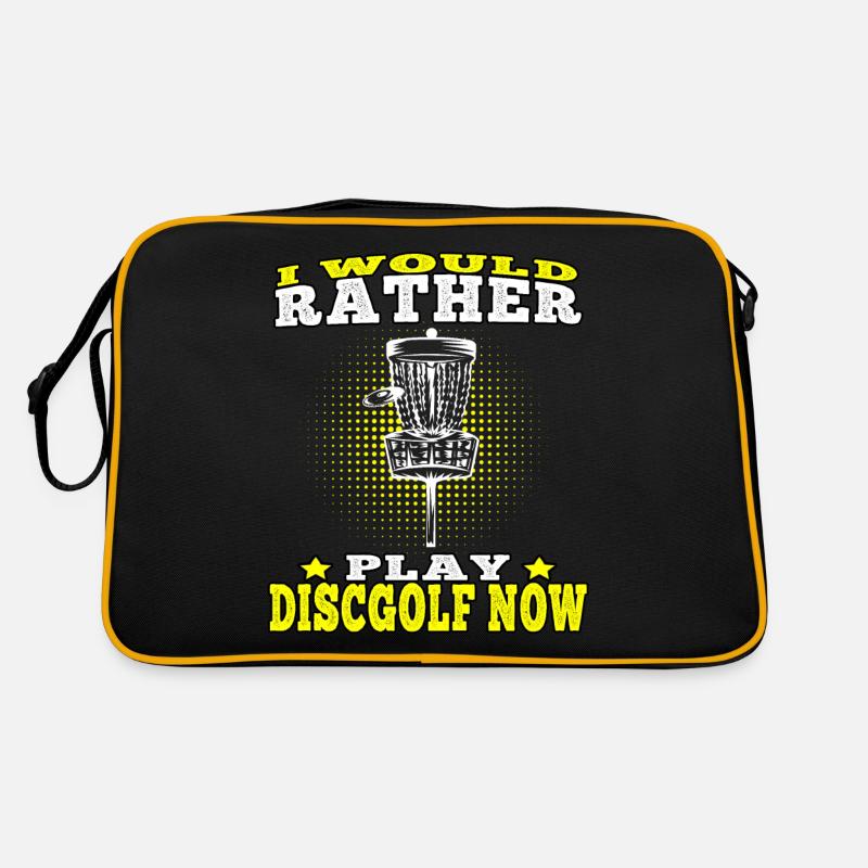 Discgolf Lieber Disc Golf spielen Discgolfer Retro Tasche