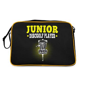 Disc Golf Junior Disc Golfer Disc Golf - Retro Bag - black/gold - Back