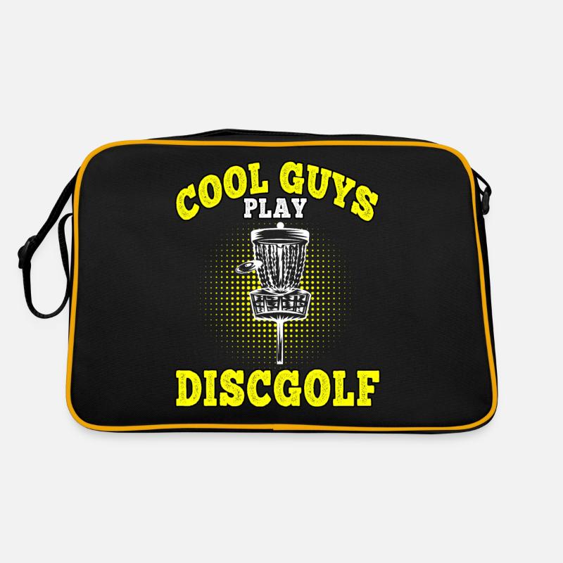 Disc Golf Coole Jungs spielen Discgolf Discgolfer Retro Tasche