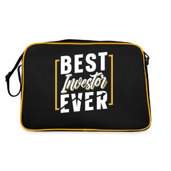 Meilleur investisseur jamais investi - Sac Retro - noir/or - Dos