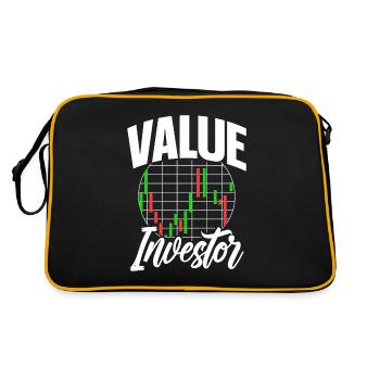 Value Investor Investor Financier Invest - Retro Bag - black/gold - Back