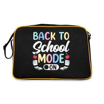 Mode retour à l’école Un enseignant de retour à l’école - Sac Retro - noir/or - Dos