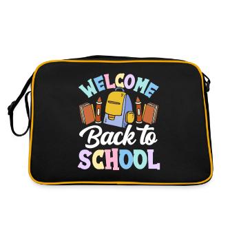 Welcome back to school Teachers Back to school - Retro Bag - black/gold - Back