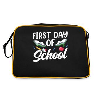 First day of school Back to school Back to school - Retro Bag - black/gold - Back