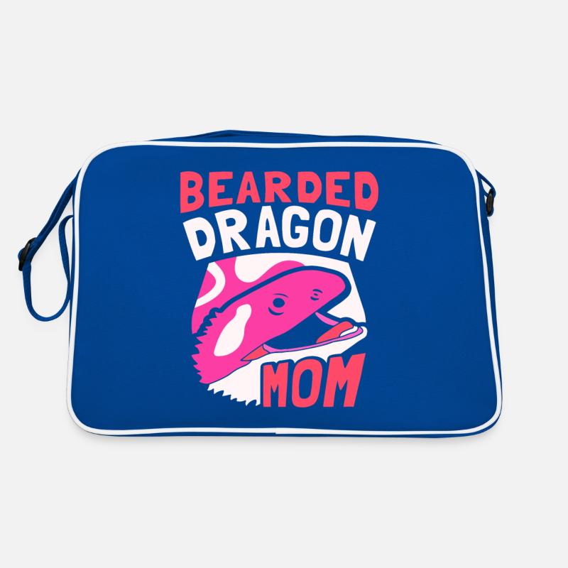 Bartagame Mama Bartagamen Bearded Dragon Tier Retro Tasche