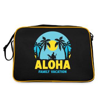 Vacances en famille Aloha Vacances en famille - Sac Retro - noir/or - Dos