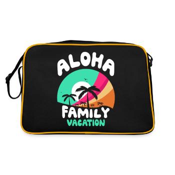 Vacances en famille Aloha Vacances en famille - Sac Retro - noir/or - Dos