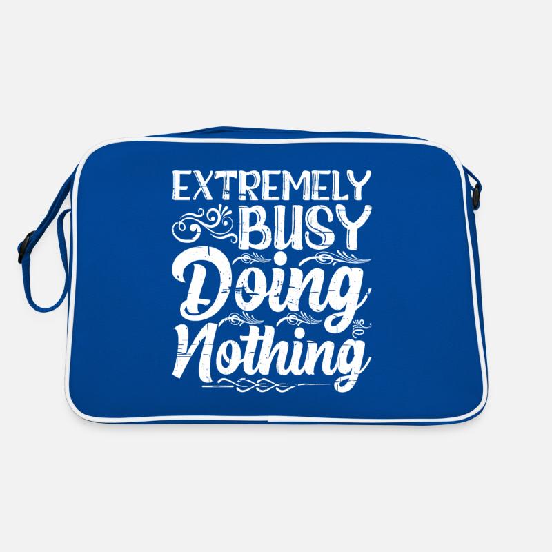 Extremely Busy Doing Nothing 9 Retro Tasche