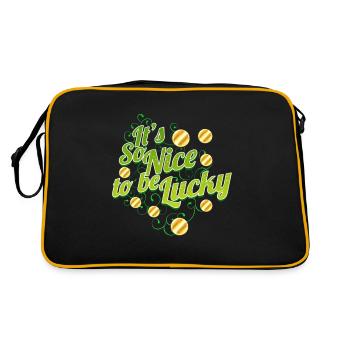 C’est tellement agréable d’avoir de la chance le jour de la Saint-Patrick - Sac Retro - noir/or - Dos