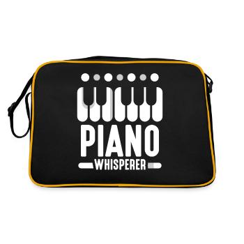 Piano Whisperer Piano Whisperer Pianiste - Sac Retro - noir/or - Dos